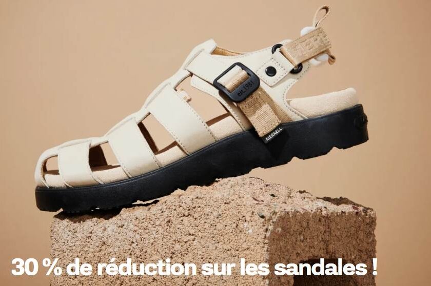 Offre flash: 30% de remise sur toutes les sandales Merrel 30% de remise sur toutes les sandales merrel
