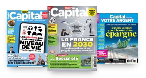 Abonnement au magazine Capital au plus bas prix : 42,90€ l’année + version numérique (sans engagement)
