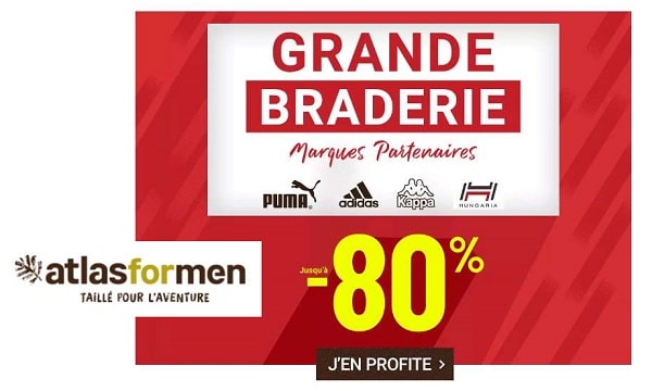 grande braderie de marques sur atlas for men