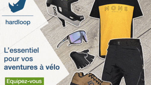 15% de remise supplémentaire sur une sélection d’articles et accessoires Vélo & VTT sur Hardloop
