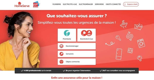 -30% sur les abonnements Assistance Fuites d’eau et Pannes Electriques de HomeServe