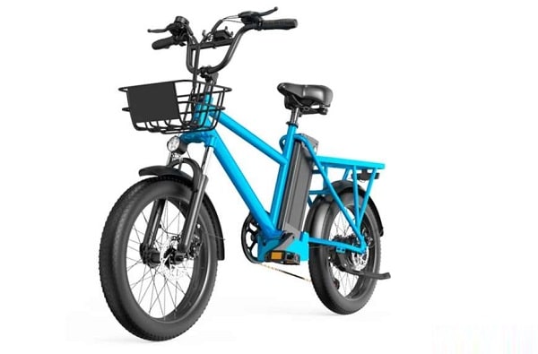 vélo électrique 20 pouces 500w duotts c20 avec porte bagage et panier