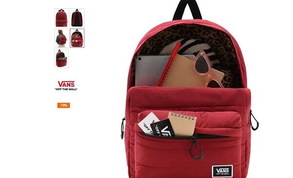 14,95€ le sac à dos vans puffed up