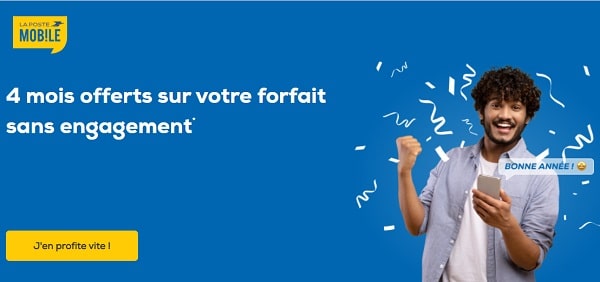 4 premiers mois de votre forfait la poste mobile