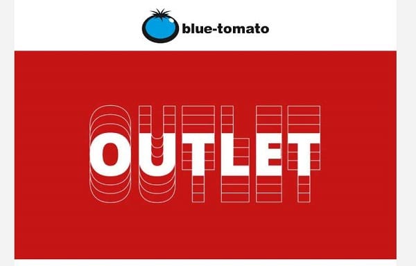 50 % et plus dans les promotions outlet de blue tomato