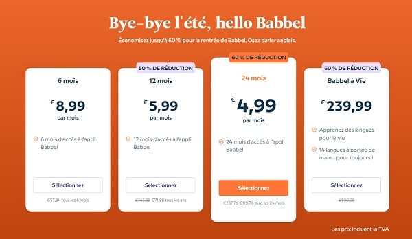 back to work jusqu’à 60% de réduction sur votre abonnement babbel
