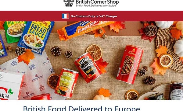 bon d’achat moins cher pour passer une commande sur british corner shop