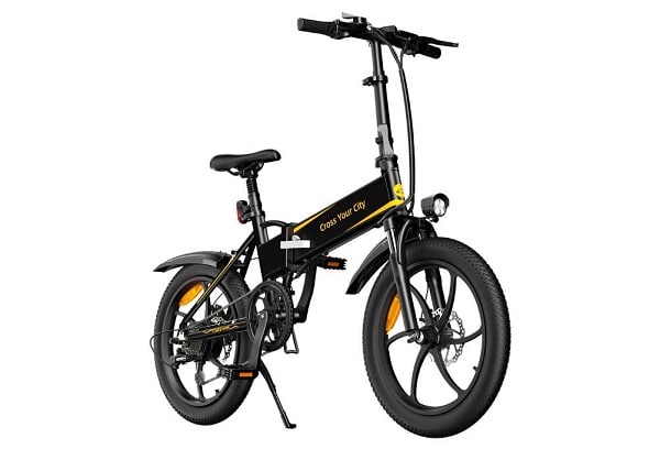 vente flash vélo pliable électrique hybride 20 pouces ado a20+