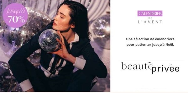 Vente privée de calendrier de l’Avent beauté et bijoux jusqu’à -78%