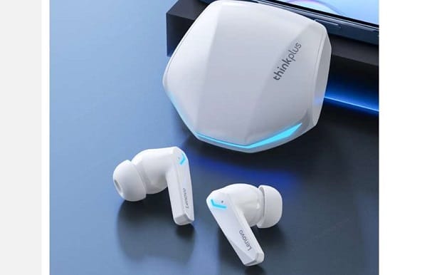 écouteurs sans fil bluetooth 5.3 lenovo gm2 pro avec réduction du bruit