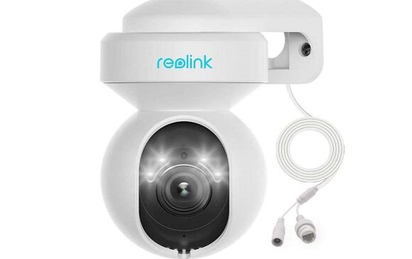 promotion caméra de surveillance extérieure rotative reolink e1 outdoor wifi