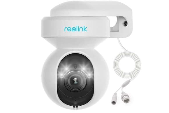 promotion caméra de surveillance extérieure rotative reolink e1 outdoor wifi