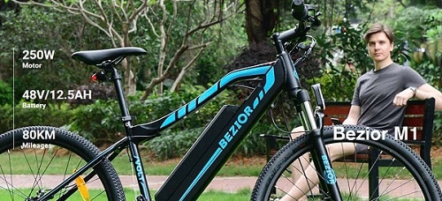 vélo électrique 250w bezior m1