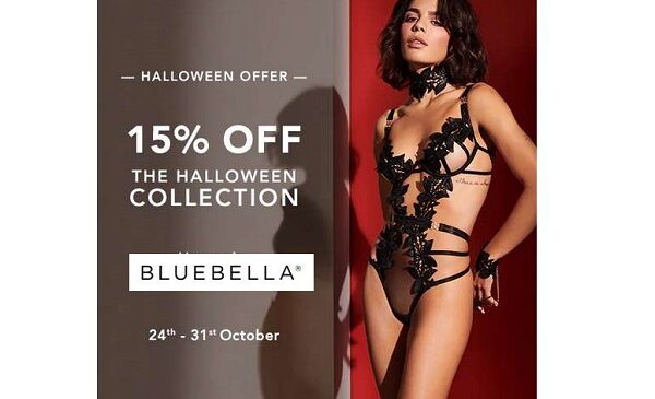 15% de réduction sur la collection d'halloween bluebella