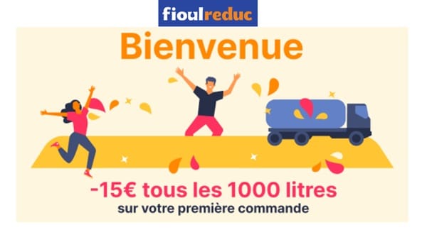 15€ de remise sur votre commande de fioul sur fioulreduc