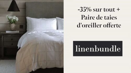 35% de remise sur tout le linge de lit de luxe linenbundle