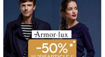 -50% sur le deuxième article Armor Lux + livraison gratuite (jusqu’à dimanche)