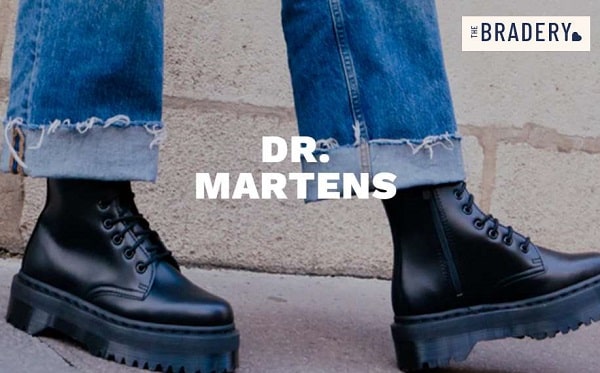 Des Dr. Martens moins chères en vente privée sur The Bradery