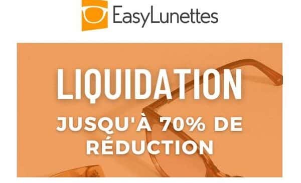 liquidation de plus de 2000 paires de lunettes de vue sur easylunette