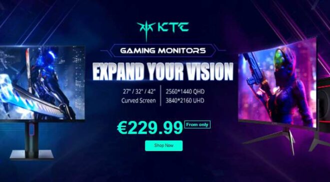 offre spécial de lancement sur les moniteurs incurvés gaming ktc