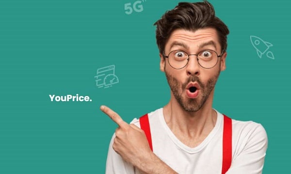 prix fixe à vie forfait mobile sans engagement 70go youprice sur réseau orange ou sfr