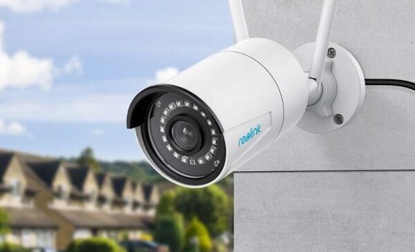 caméra de surveillance extérieur 4 mégapixels wi fi double bande avec détection de mouvements reolink rlc 410w