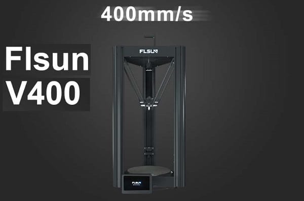 549€ imprimante 3D à impression ultra rapide 400 mm/s et précise FLSUN V400 FDM prémontée (Klipper, Direct Drive, 30x30x41cm)