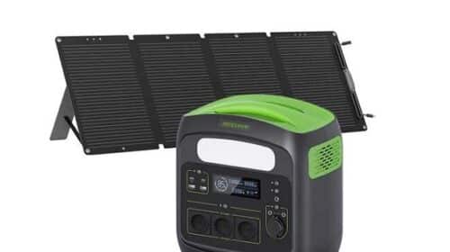 lot station portable d'énergie 750w NECESPOW n7576 + panneau solaire