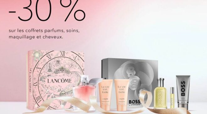 Nocibé 30% de remise sur plus de 800 coffrets beauté (parfums, maquillages et soin)