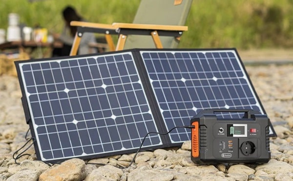 pack station d'alimentation portable Flashfish E200 200W 151Wh + panneau solaire pliable Outdoor SP50 18V 50W