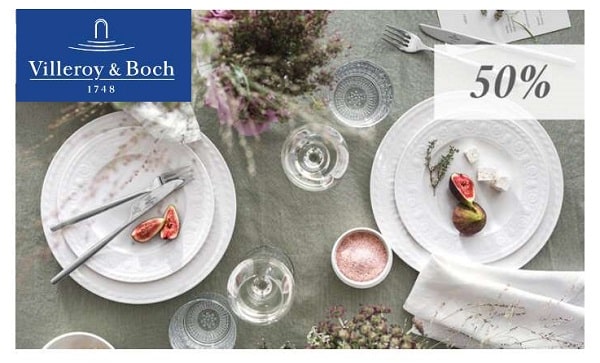 remise sur toute la collection de vaisselles cellini de villeroy & boch