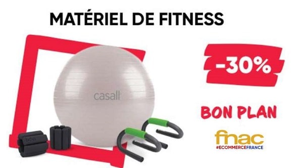 remise sur une large sélection fitness et musculation sur la fnac