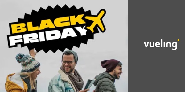 billet d'avion moins cher pendant le black friday vueling