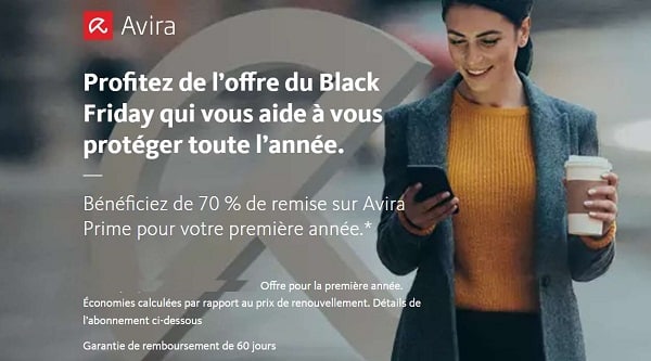 Black Friday : bénéficiez de 70 % de remise sur Avira Prime  