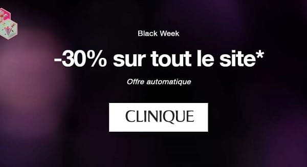 black week sur clinique