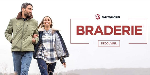 Fortes remises pendant la braderie de Bermudes + livraison gratuite (point relais) jusqu’à dimanche !