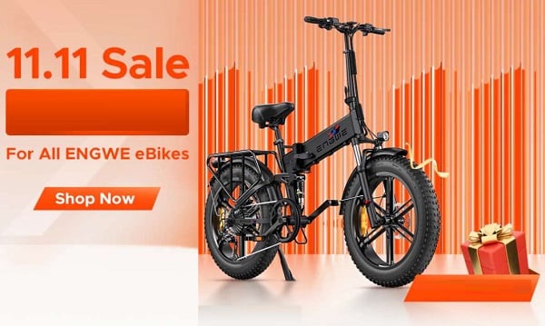 offres single's day vélos électriques engwe