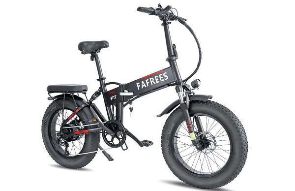 promo vélo électrique avec pneus larges 750w fafrees f7