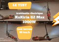 puissante, tout terrain et confortable nous avons testé la trottinette électrique kukirin g2 max de 1000