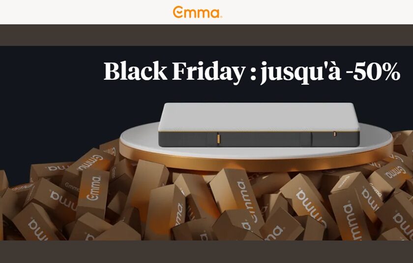 achetez votre matelas emma vraiment pas cher avec le black friday