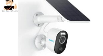 89,99€ caméra de surveillance extérieure sans fil sur batterie Reolink Argus 3 Pro + panneau (2K 4MP, WiFi 2,4/5 GHz, Zoom 16x, projecteurs intégrés)