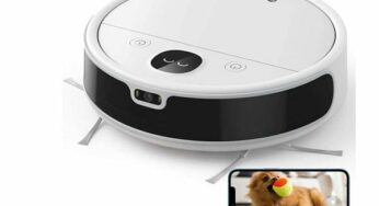 269,99€ petit aspirateur-robot avec caméra de sécurité 360° LEFANT P1