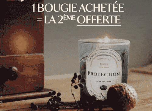 1 Bougie bijou achetée = la 2ème offerte sur Mes-Bijoux