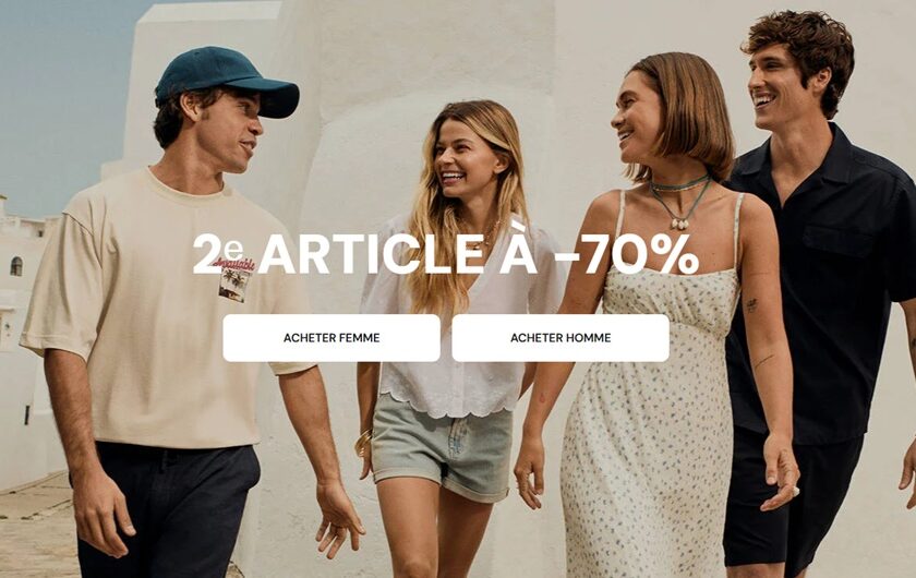 70 % de remise sur le deuxième article springfield acheté