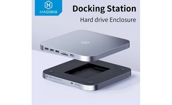 HUB USB C avec emplacement disque dur SSD Hagibis 