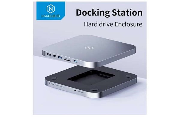 HUB USB C avec emplacement disque dur SSD Hagibis