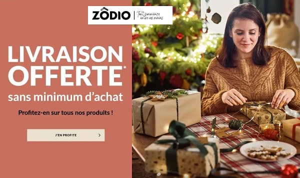 Livraison offerte sans minimum d’achat sur Zôdio (jusqu’à dimanche)