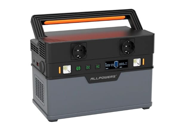 Promotion station d’énergie portable ALLPOWERS 700 W (606 Wh/164000 mAh) pour seulement 359,19€ port inclus