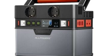 161,10€ centrale électrique portable ALLPOWERS 300W (288 Wh / 78000 mAh) port inclus