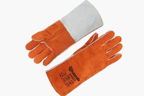 paire de gants de protection en cuir pour soudure Andanda
